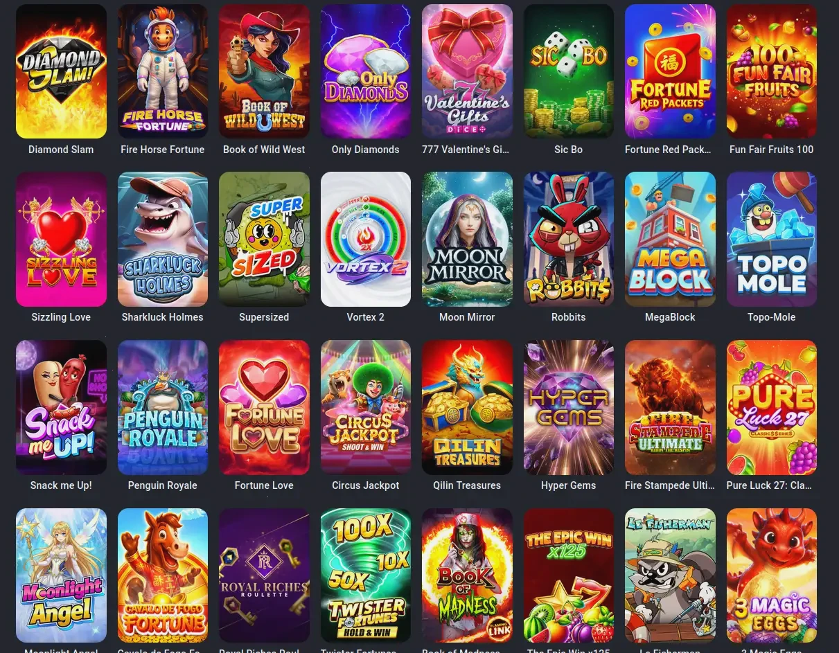 Schermata di accesso Bizzo Casino con bonus di benvenuto